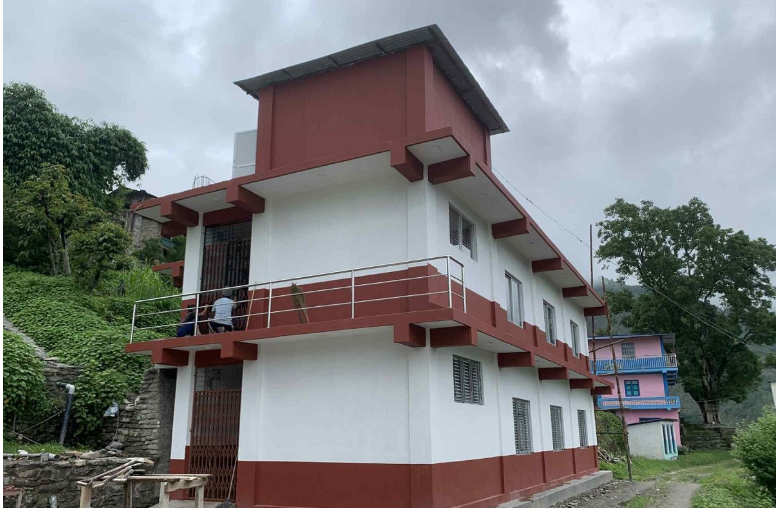 एक करोड लागतमा रघुगङ्गा गाउँपालिका १ को कार्यालय भवन निर्माण